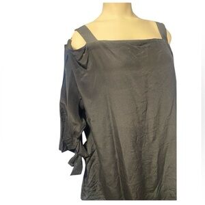 NWT Black Label Chico's Elegant Black Blouse